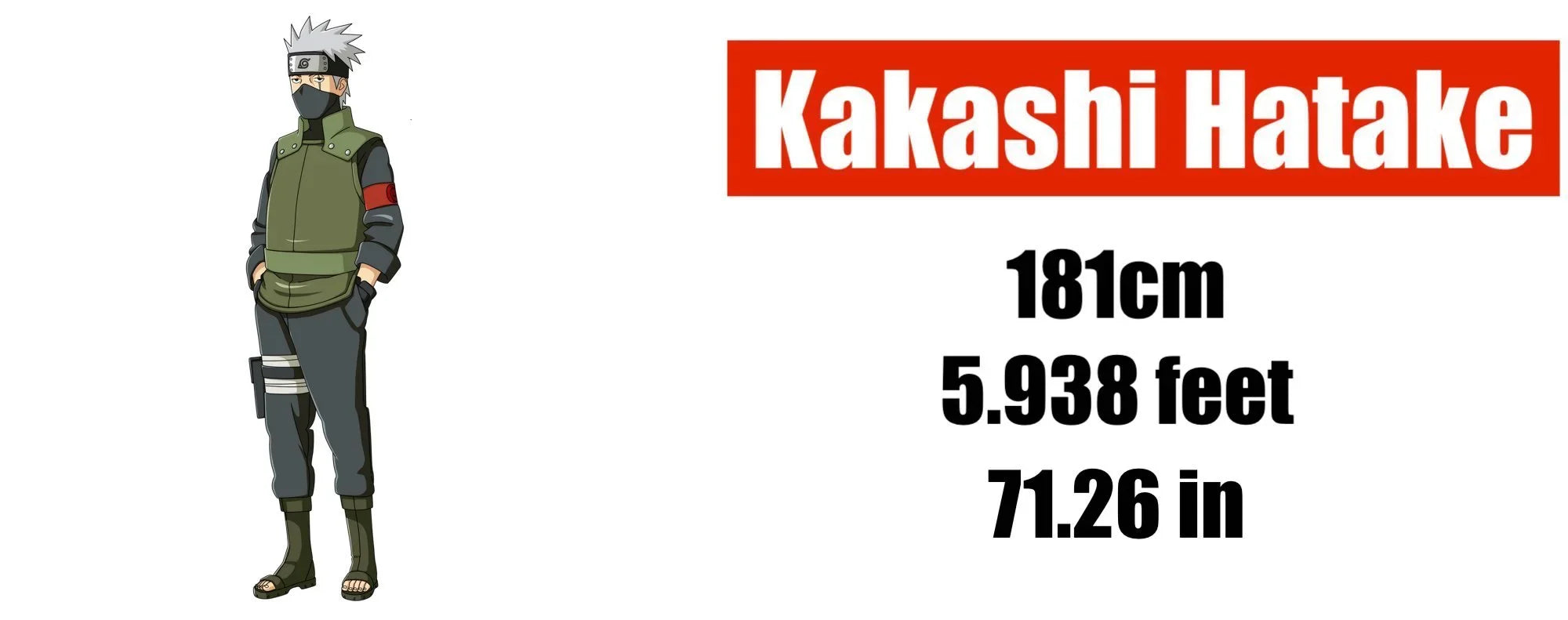 How tall is Kakashi?